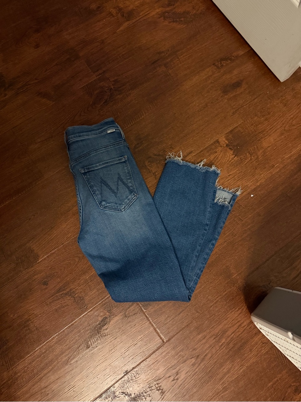 Frayed Hem Blue Women’s Jeans